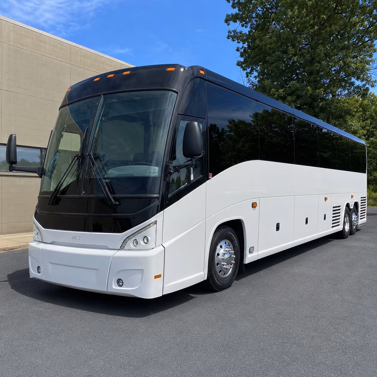 charter buses for corporate events and conferences at the international agri center