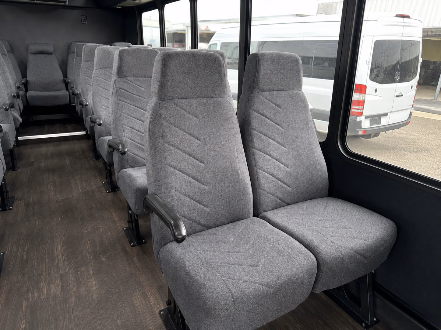 tulare 15 passenger minibus interior