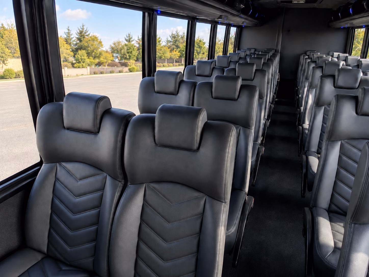 tulare 18 passenger minibus inside