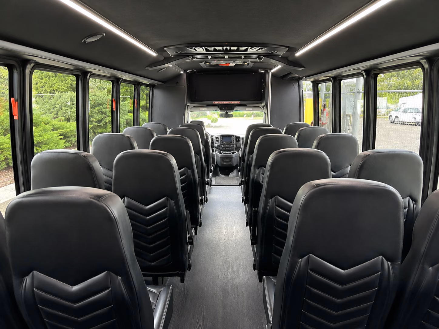 tulare 20 passenger minibus interior