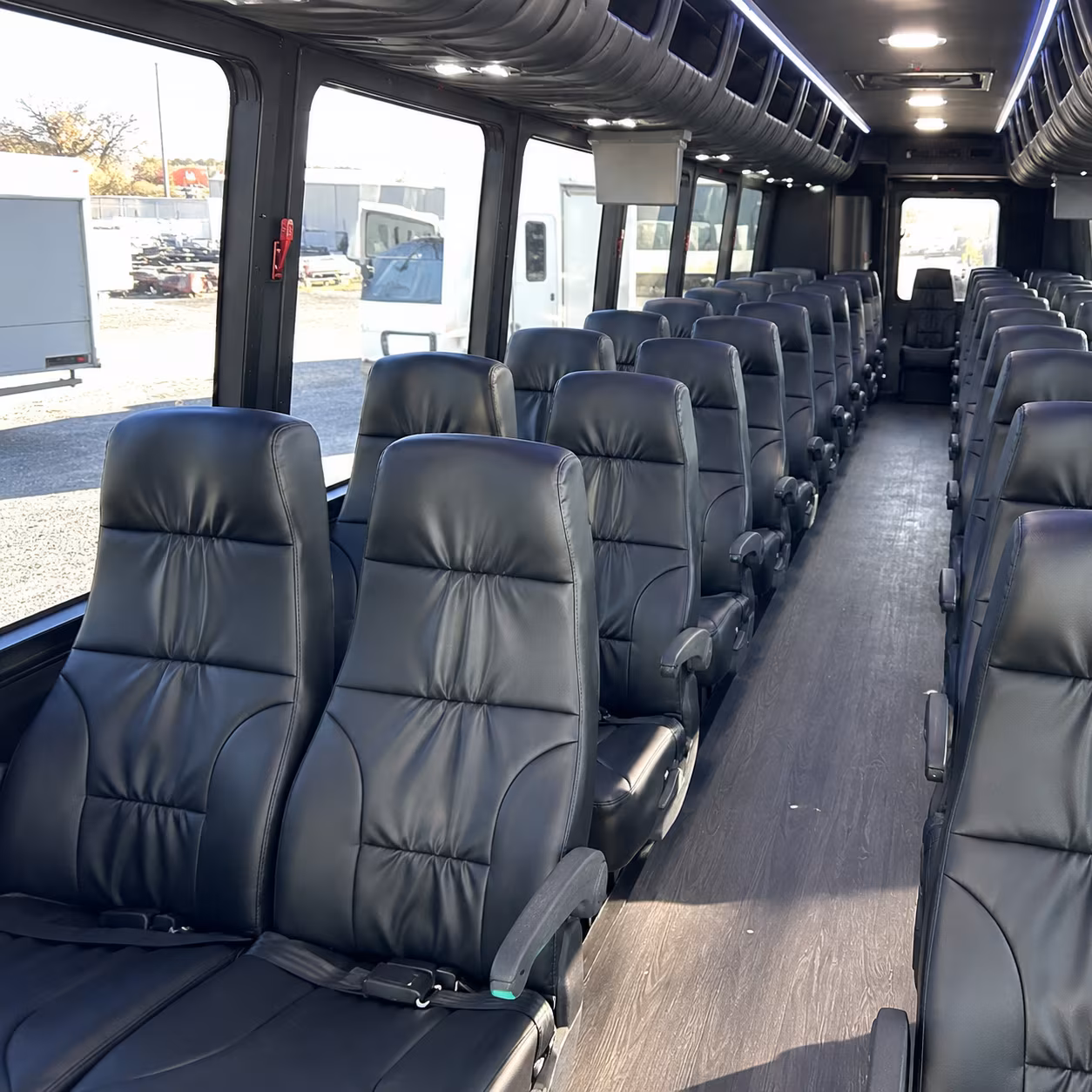 tulare 25 passenger minibus interior