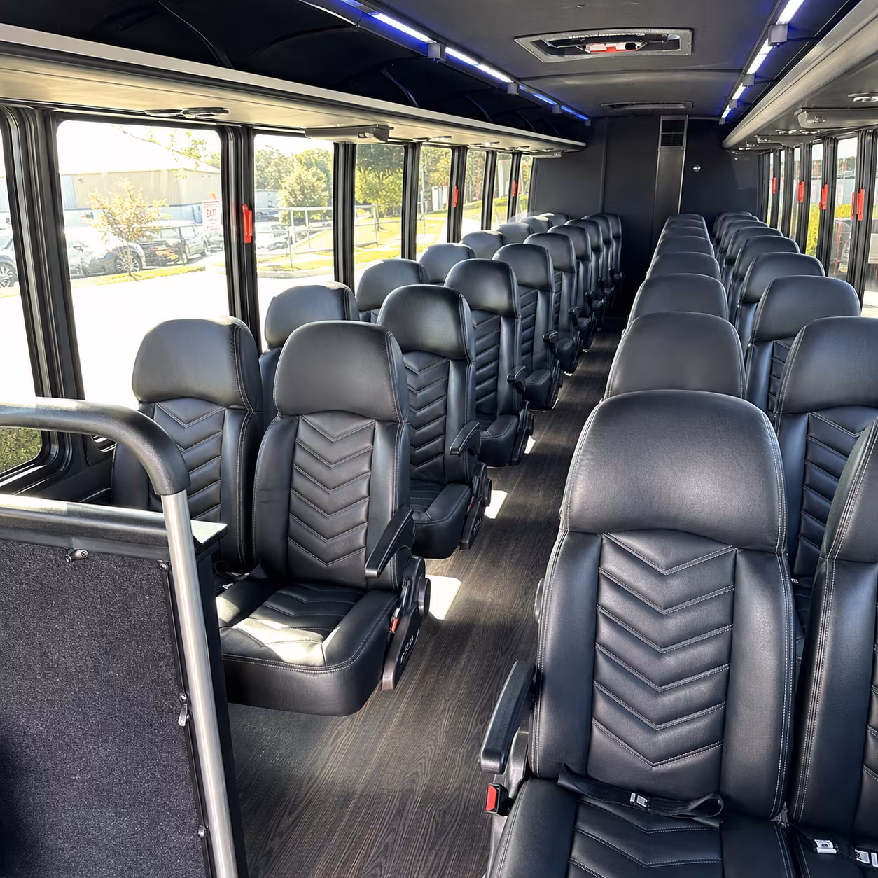 tulare 28 passenger minibus inside