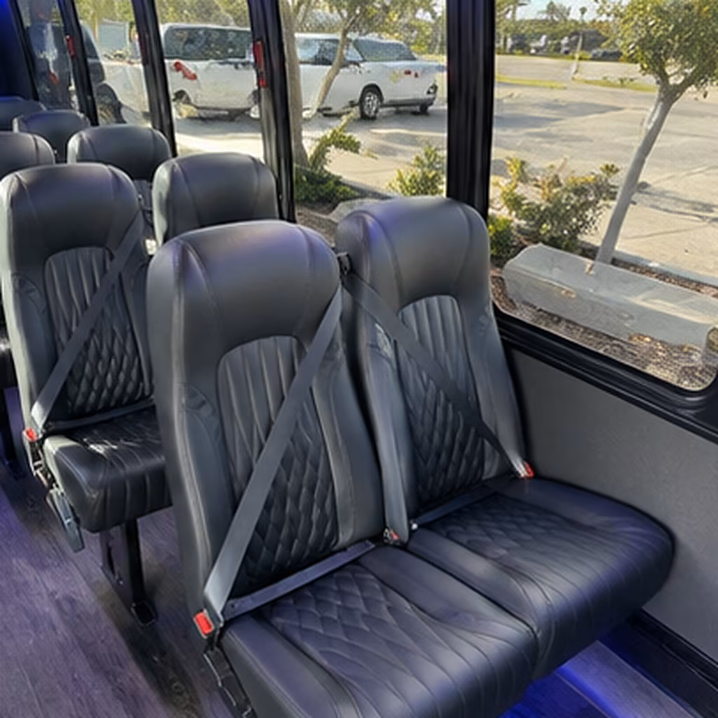tulare 30 passenger minibus interior