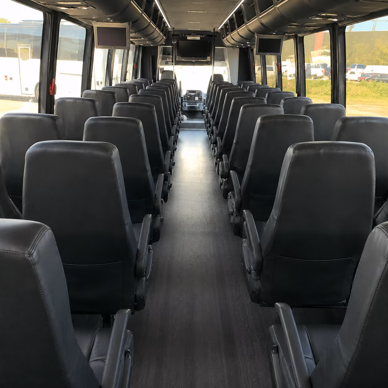 tulare 35 passenger minibus interior