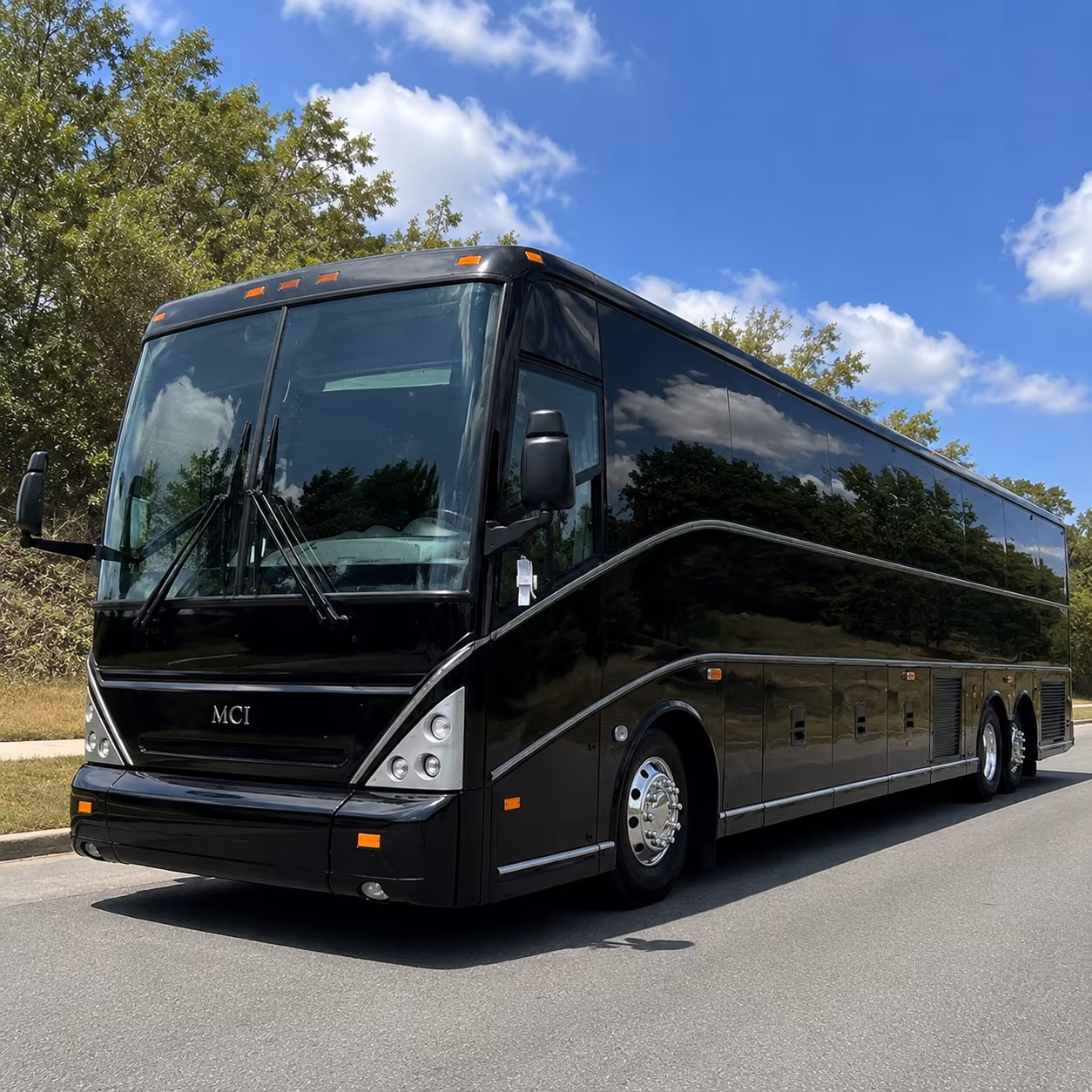 tulare 56 passenger charter bus