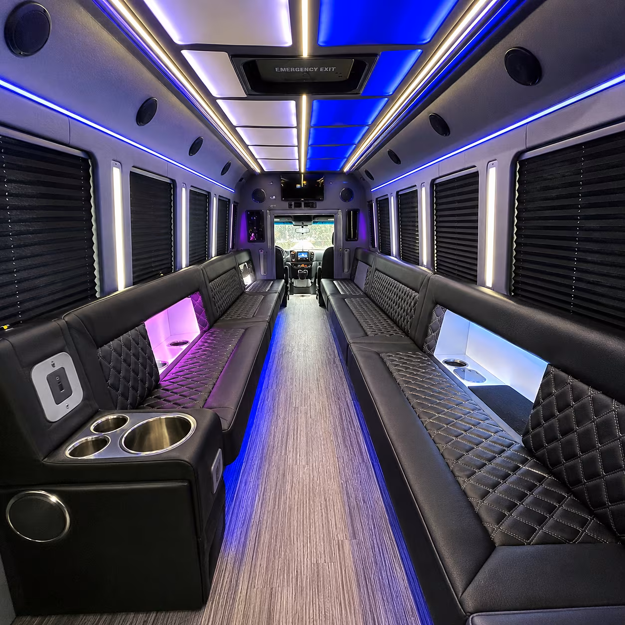 tulare party bus inside