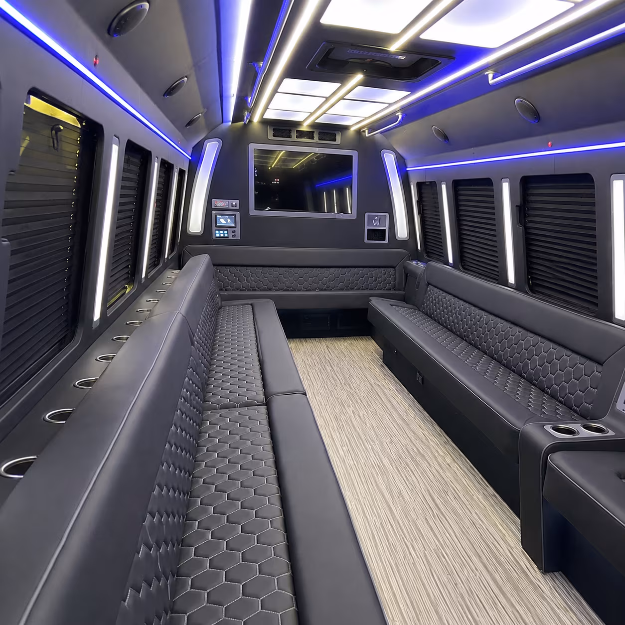 tulare party bus interior