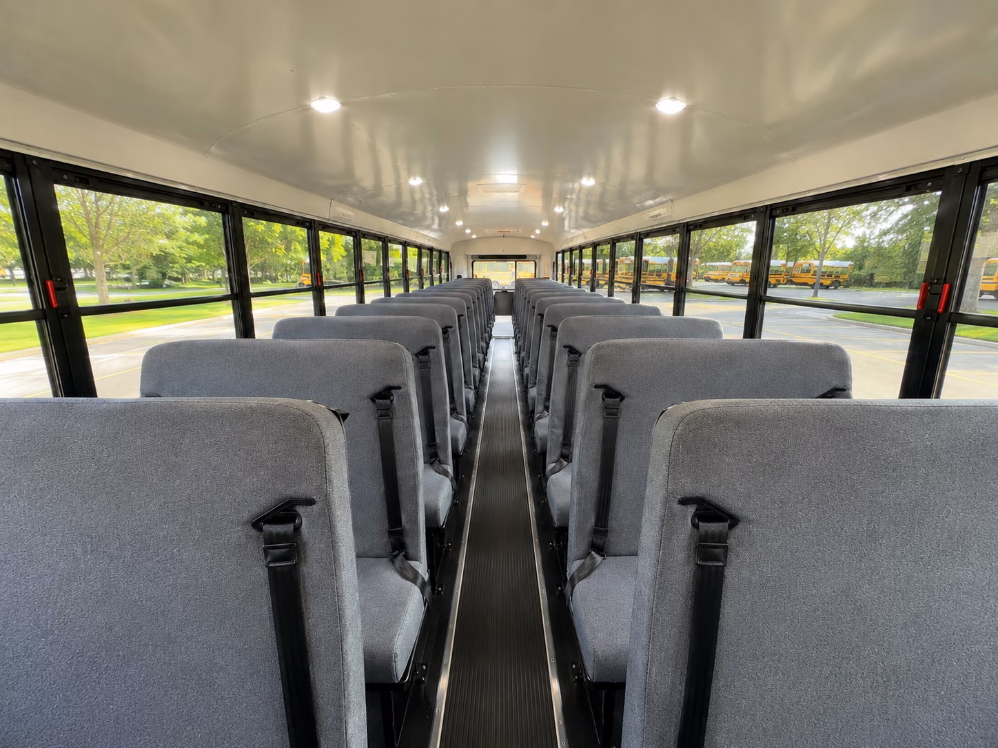 tulare school bus inside